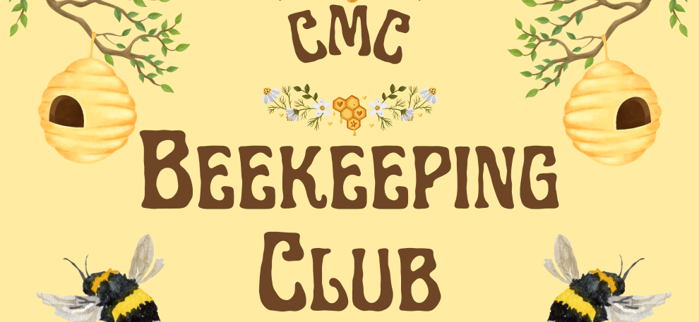 Image that reads "CMC Beekeeping Club"