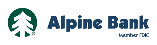 Logo that reads Alpine Bank