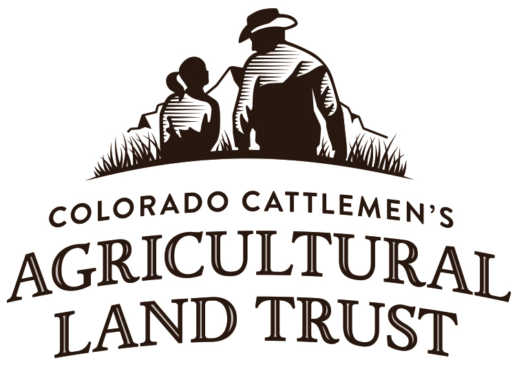 Logo that reads "Colorado Cattlemen's Agricultural Land Trust"
